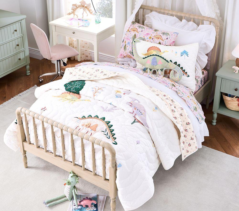 Floral Dino Organic Sheet Set Pottery Barn Kids UK